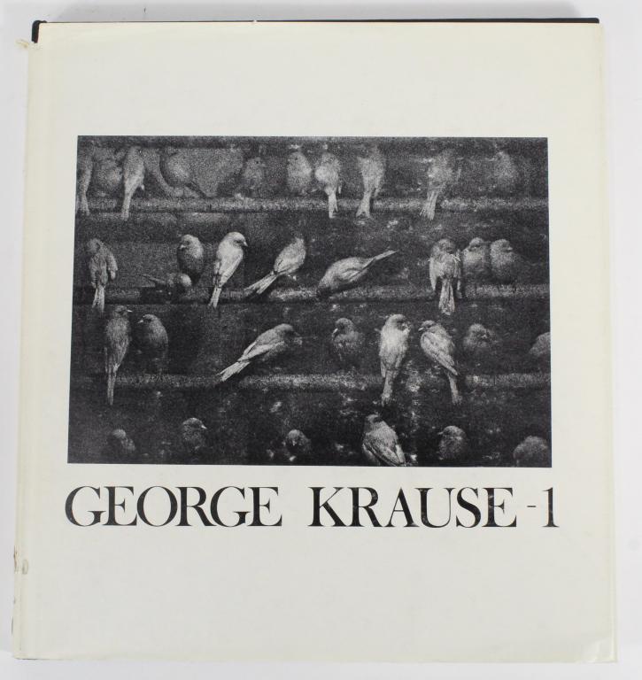 George Krause -1 Hardcover Photography Book: "George Krause -1" hardcover published by Toll & Armstrong, Haverford Penn., 1972. Includes 60 B/W photographs by George Krause. Book in excellent condition, includes dust jacket showing signs of wear