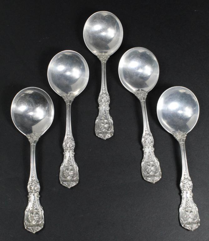 Reed & Barton FRANCIS I Sterling Soup Spoons (1 of 6)