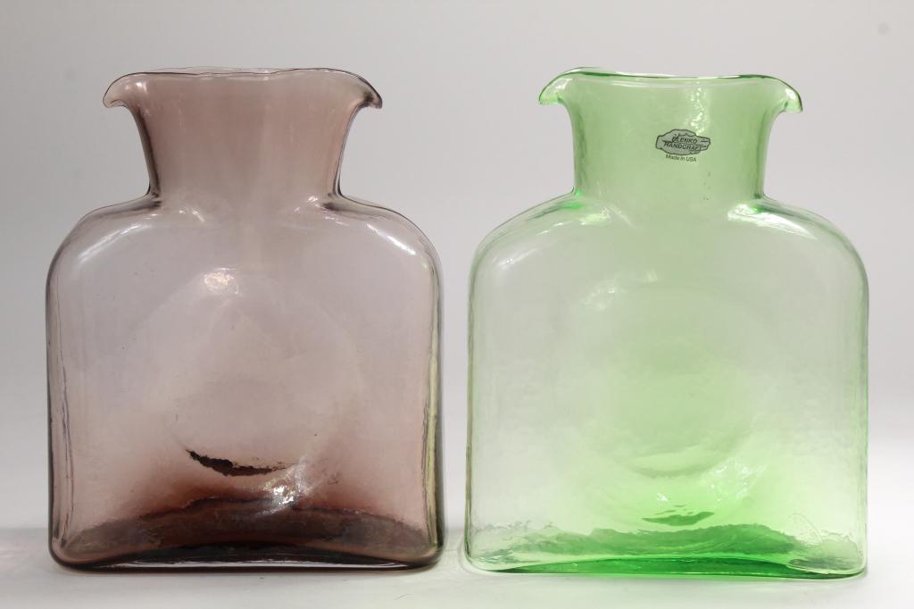 Blenko Water Carafe Bottles (1 of 6)