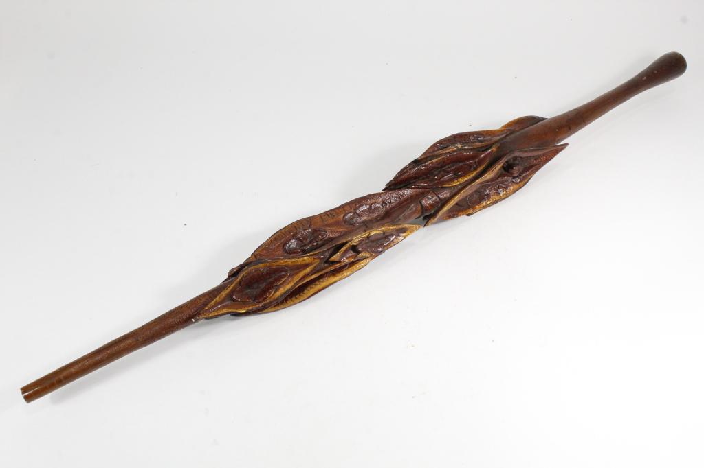 Folk Art Diamond Willow Walking Stick Montana 1900 (1 of 5)