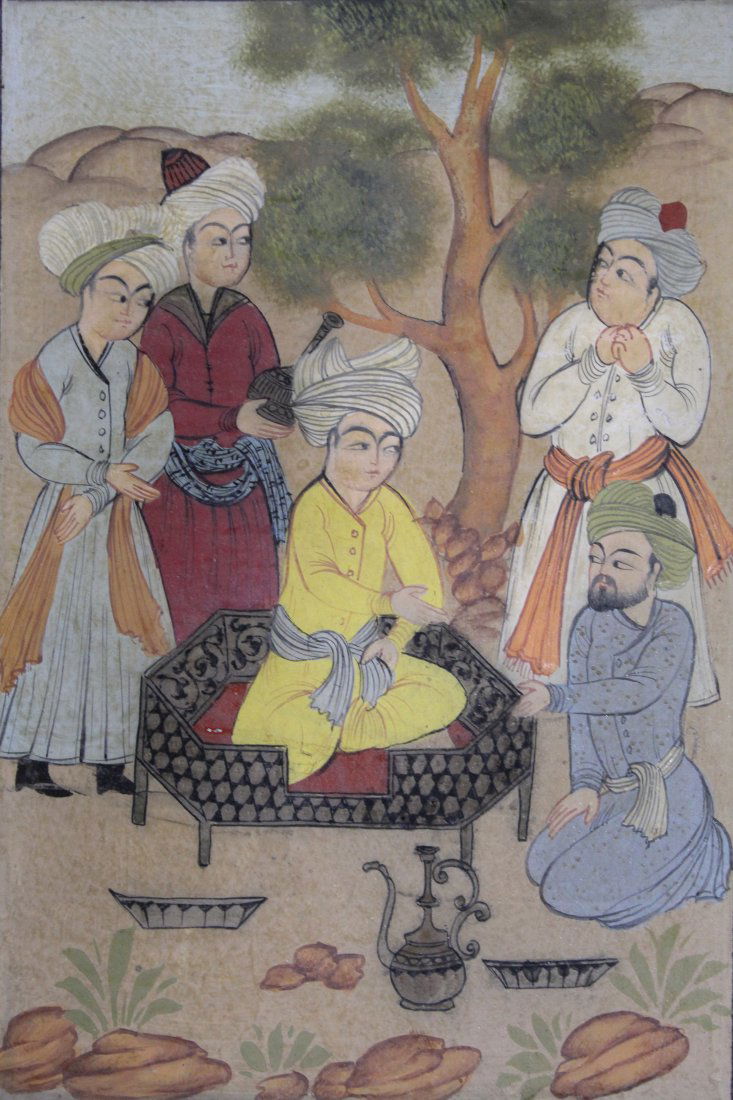 Antique Persian Illustrated Manuscript Page Timud (1 of 6)