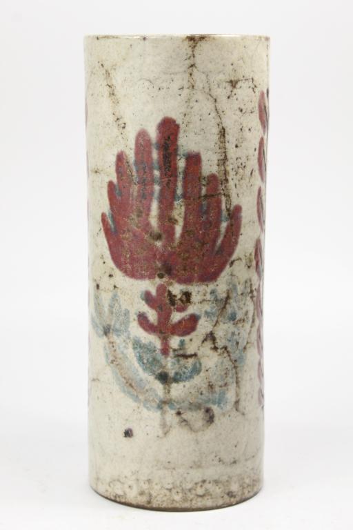 Gustave Reynaud (1915-1972) Pottery Roll Vase (1 of 6)