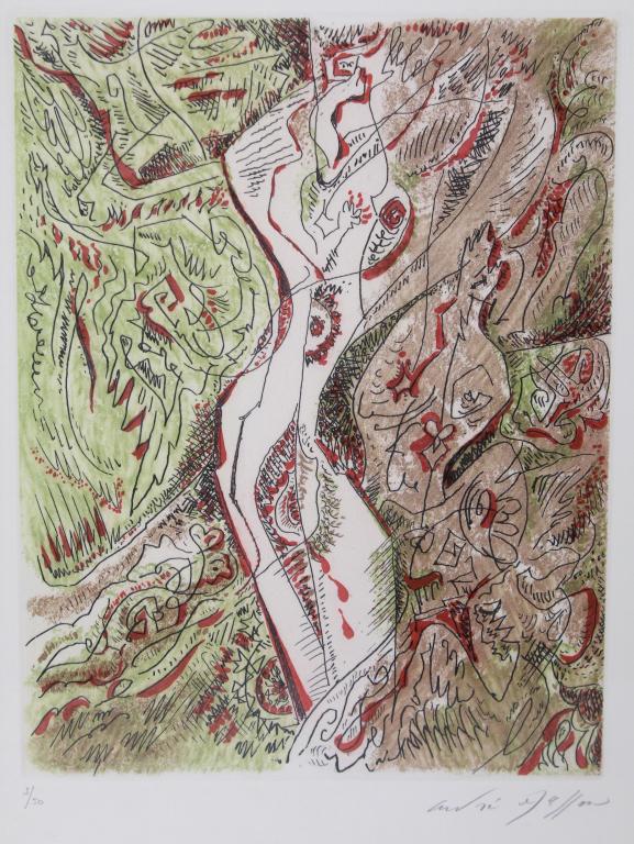 Andre Masson (1896-1987) Signed Etching 1970 (1 of 6)