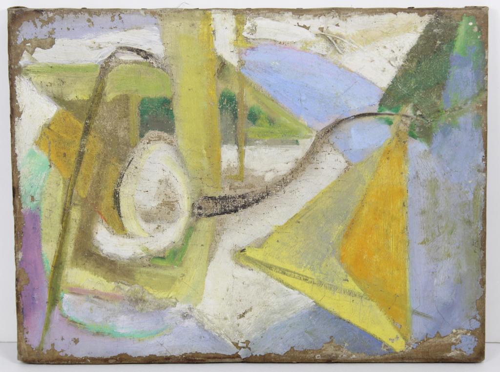 Van Velde Bram Style Abstract Painting (1 of 5)