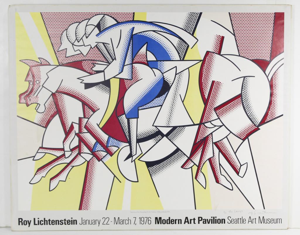 Roy Lichtenstein (1923-1997) Signed 1976 Poster (1 of 11)