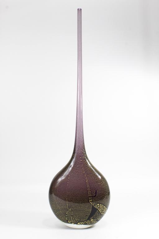 Giant Lollipop Azurene Studio Art Glass Vase (1 of 6)