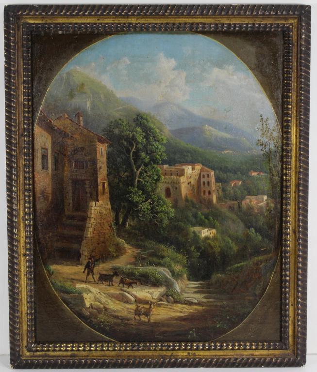 Antique Italian Landscape Oil Painting (1 of 6)