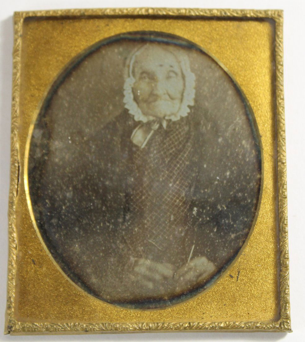 Daguerreotype Photograph of an Elderly Woman (1 of 6)