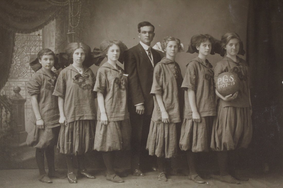 1909-10 Girls Basketball Team & other Photographs (1 of 8)