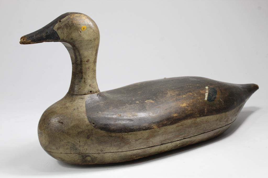 Antique Hand Carved Wood Duck Decoy (1 of 7)