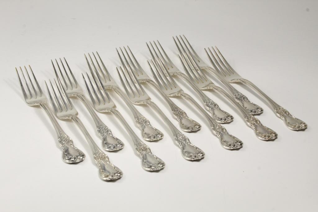 Towle Sterling "Old Master" Dinner Forks (1 of 5)