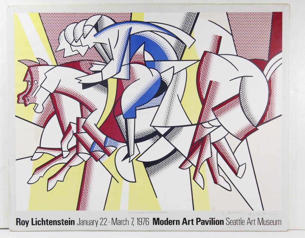 Roy Lichtenstein (1923 -1997) Poster, Signed (1 of 9)