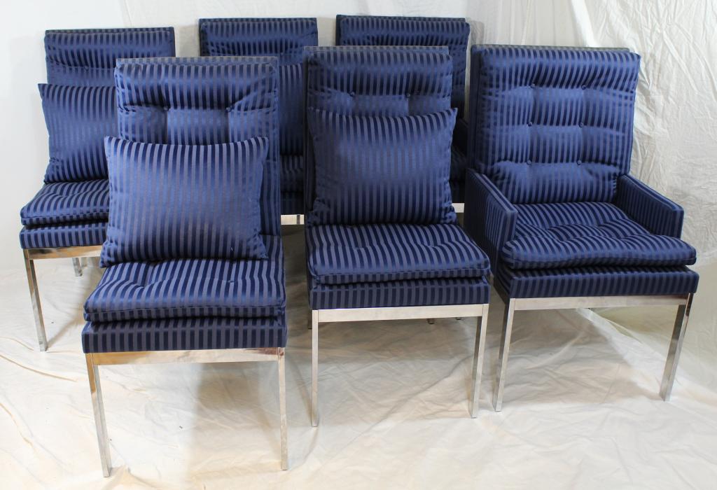 Milo Baughman DIA Chrome Dining Chairs (1 of 11)