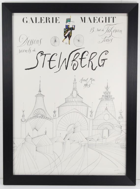 Sol Steinberg French Gallery Poster (1 of 6)