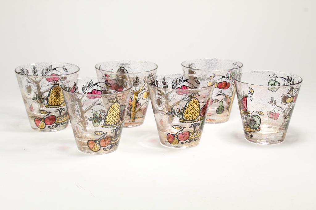 Georges Briard Style Barware Cocktail Glasses (1 of 4)