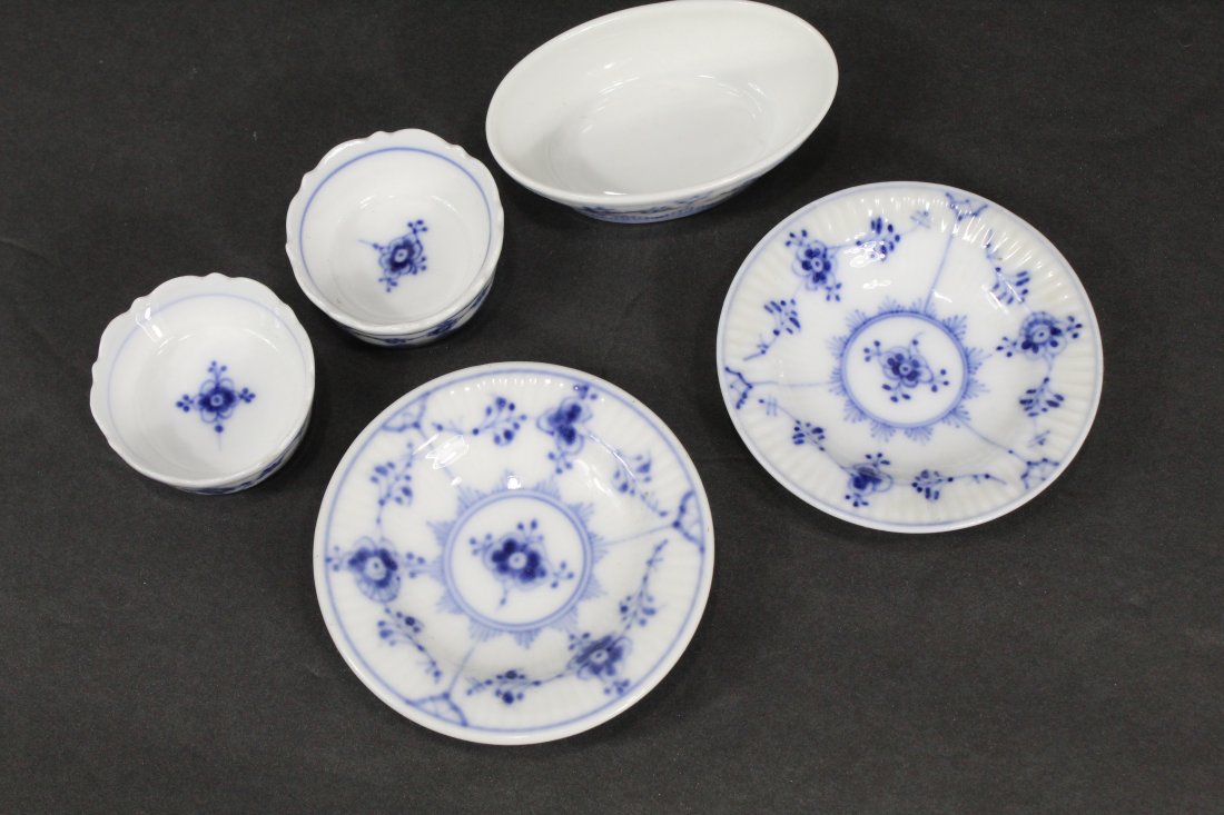 Royal Copenhagen Blue Fluted  Butter Pats & Salts (1 of 9)