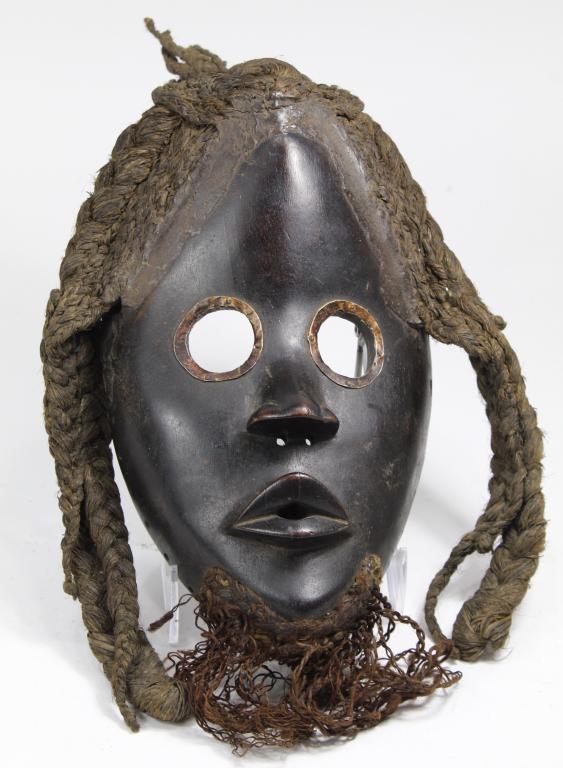 African Tribal Dan  Mask Metal Eyes Ivory Coast (1 of 5)