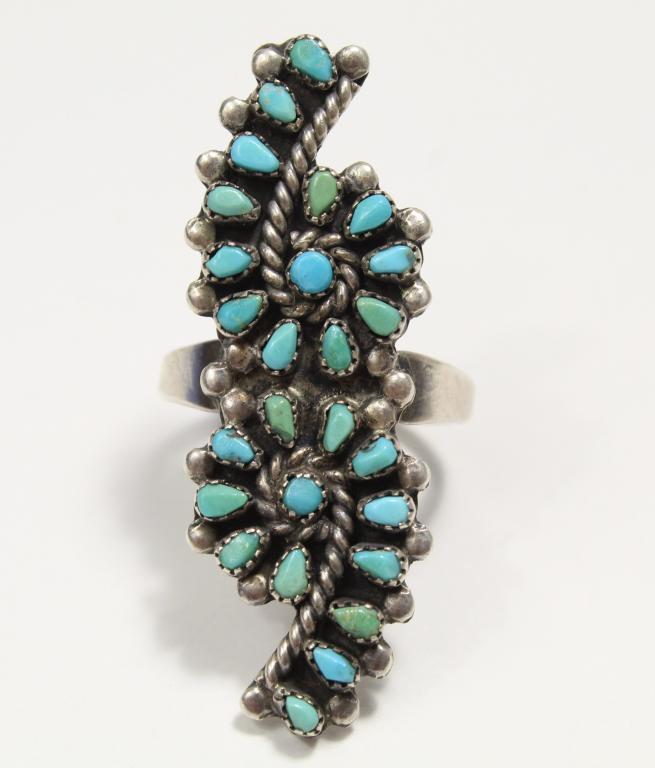 Southwest / Zuni Needlepoint Ring (1 of 4)
