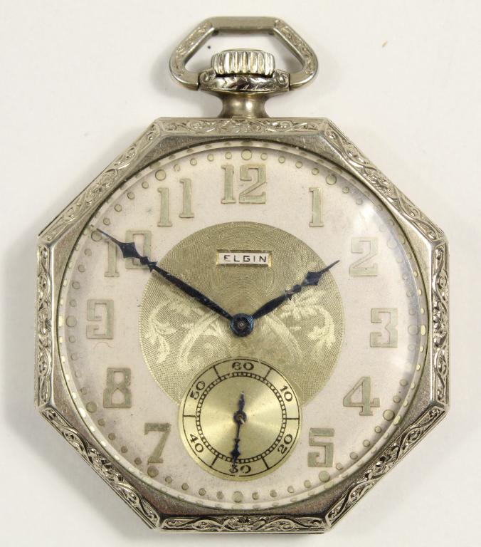Antqiue Art Deco Elgin Pocket Watch (1 of 6)