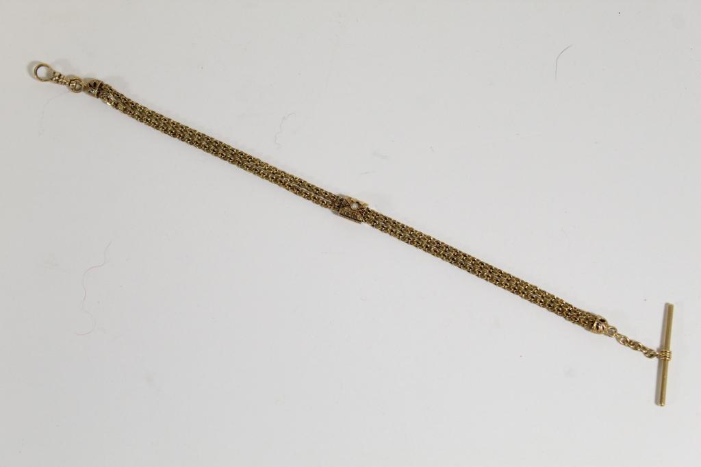 Antique 14k Gold Pocket Watch Chain (1 of 6)