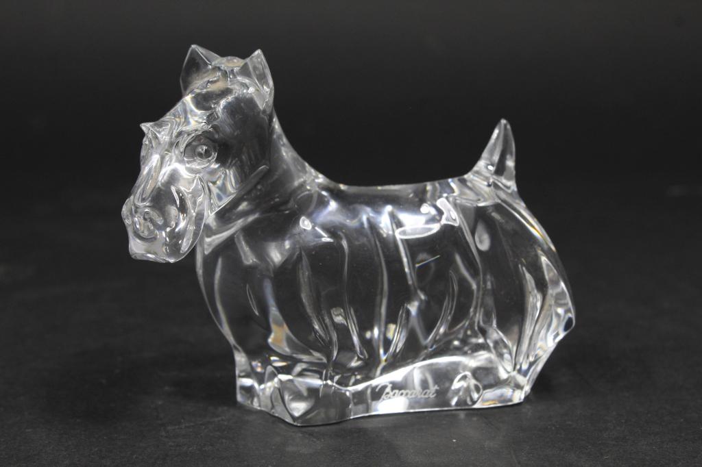 Baccarat France Crystal Scottie Terrier Dog (1 of 6)