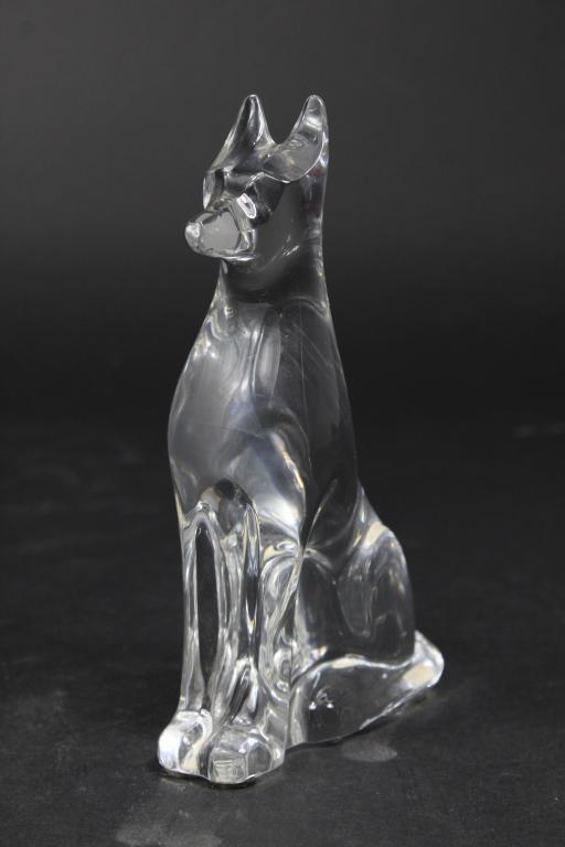 Baccarat France Doberman German Shepard Dog (1 of 5)