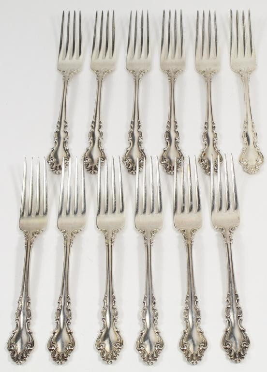 Reed & Barton Sterling SPANISH BAROQUE Dinner Forks (1 of 6)
