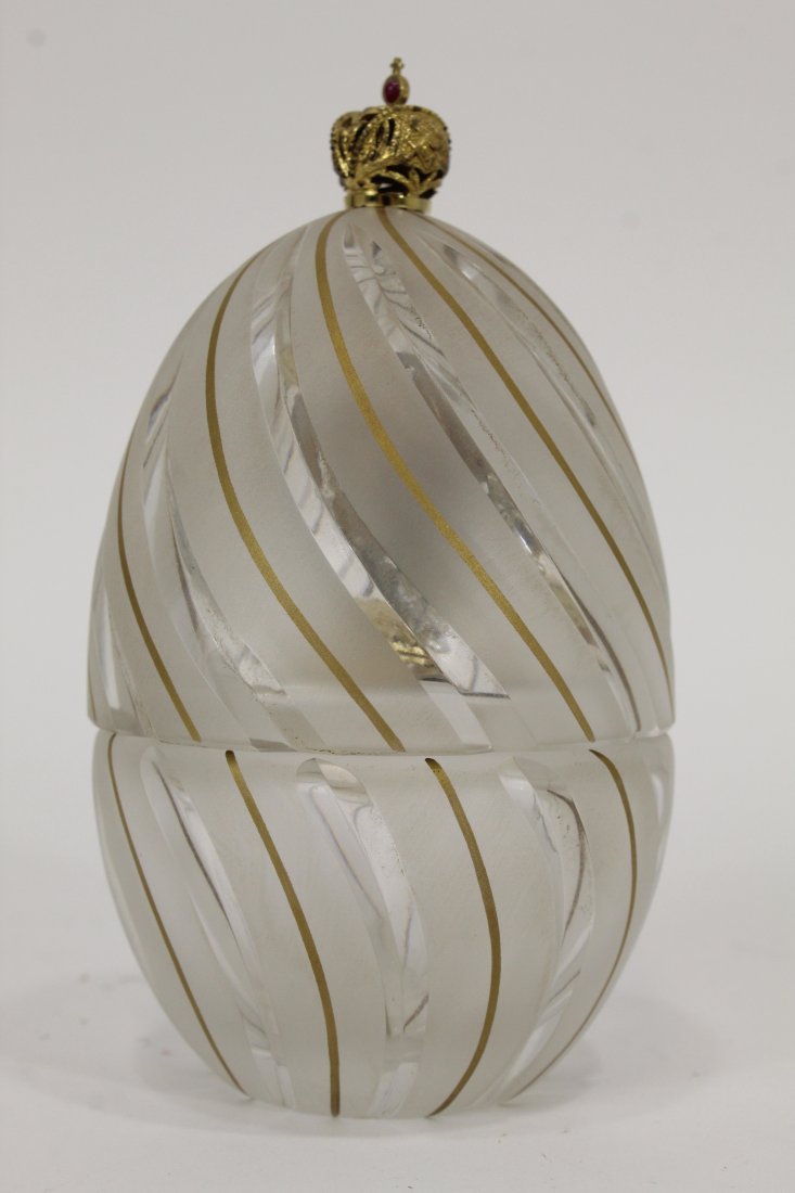 Theo Faberge Coral Egg St Petersburg Collection (1 of 13)