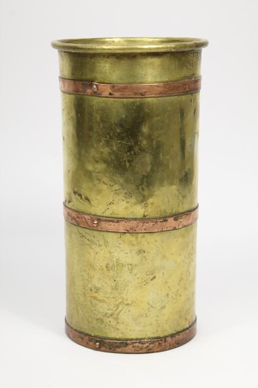 Imperial Russian Brass & Copper Vase / Container (1 of 6)