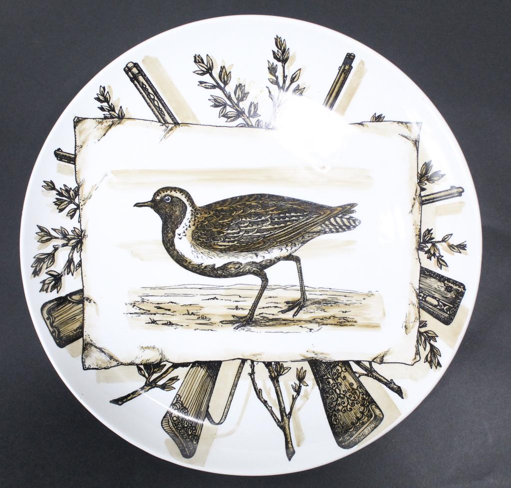 Fornasetti Plate Caccia No. 2 Milano Italy 1955 (1 of 5)