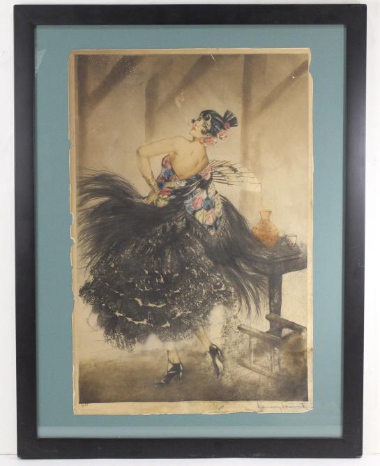 Louis Icart (Fr. 1888-1950) Carmen, Signed (1 of 5)