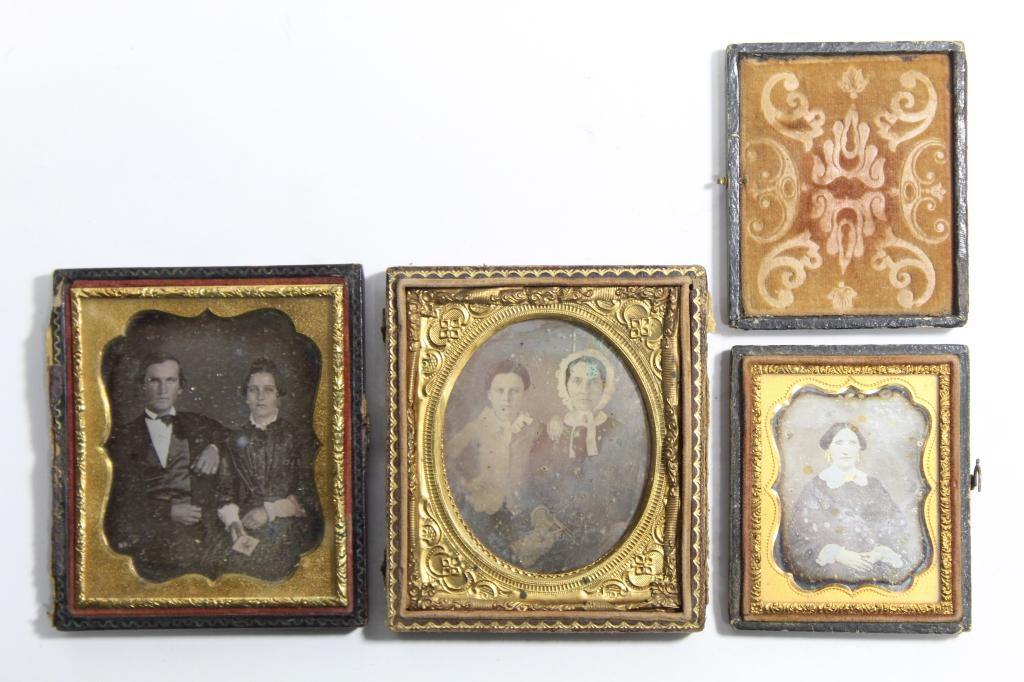 Antique Daguerreotype Portrait Photgraphs (1 of 6)