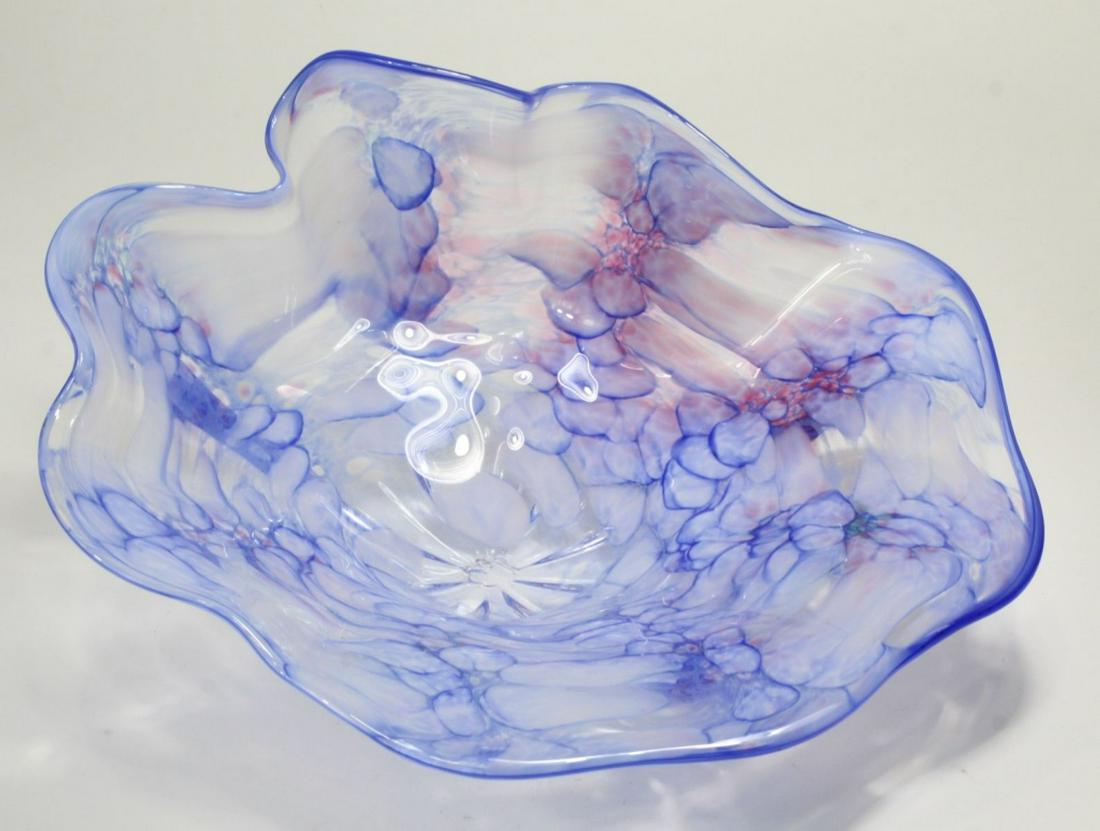 Chihuly Style Seaform Studio Art Glass Bowl (1 of 7)