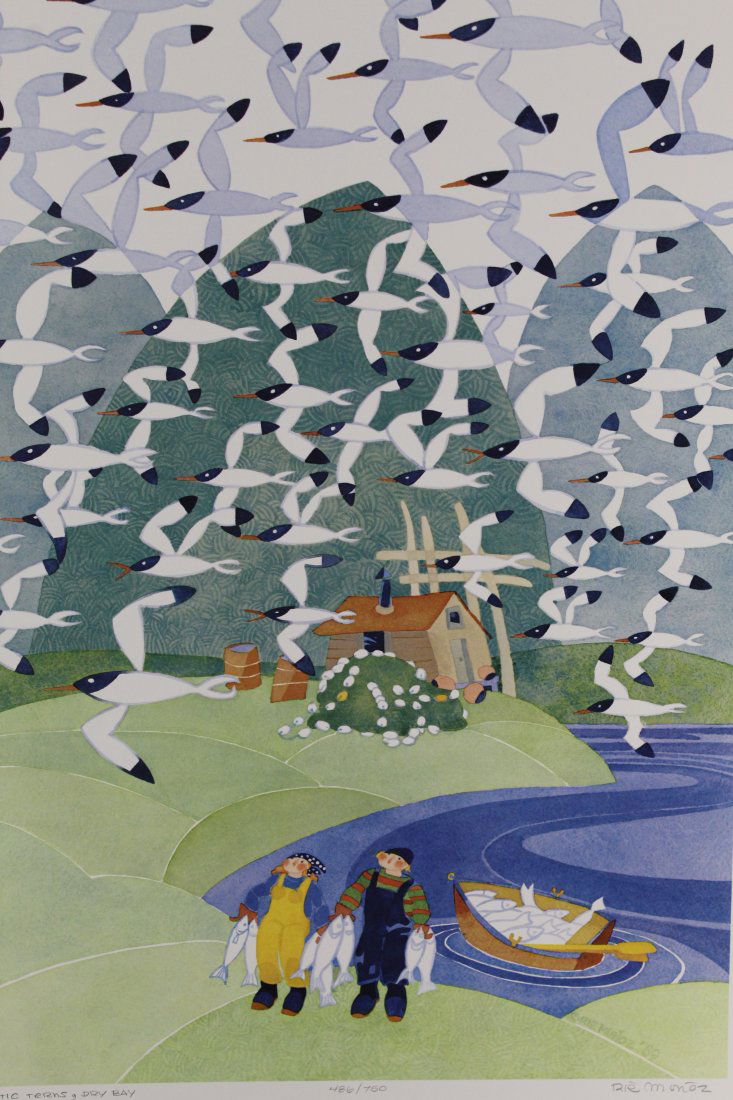 Rie Munoz Signed Litho "Artic Terns, Dry Bay" (1 of 7)
