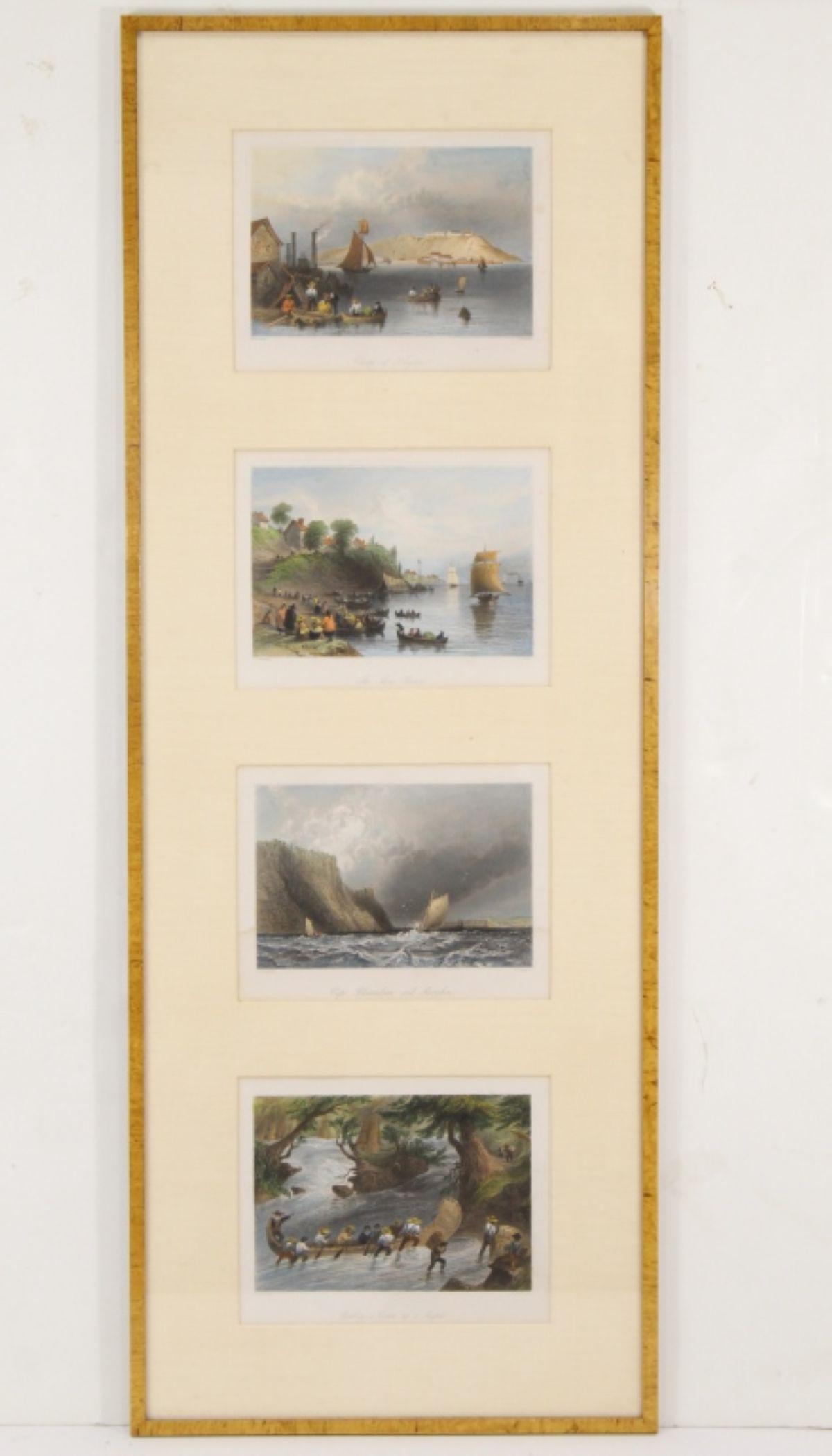 W.H. Bartlett Antique Hand Colored Engravings (1 of 8)