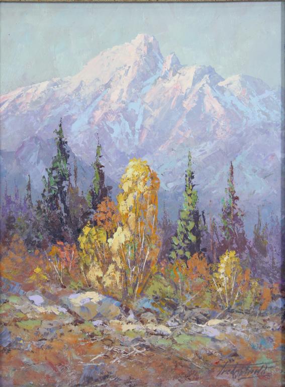 Fred Oldfield (WA) Mountain Landscape Painting (1 of 6)