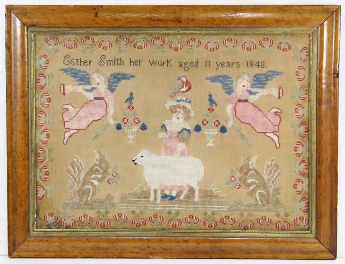 Antique 1848 Sampler (1 of 5)