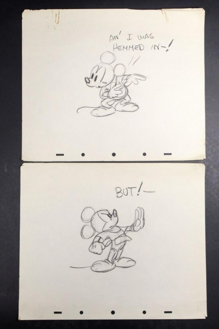 Original Mickey Mouse Storyboard Drawings (1 of 6)
