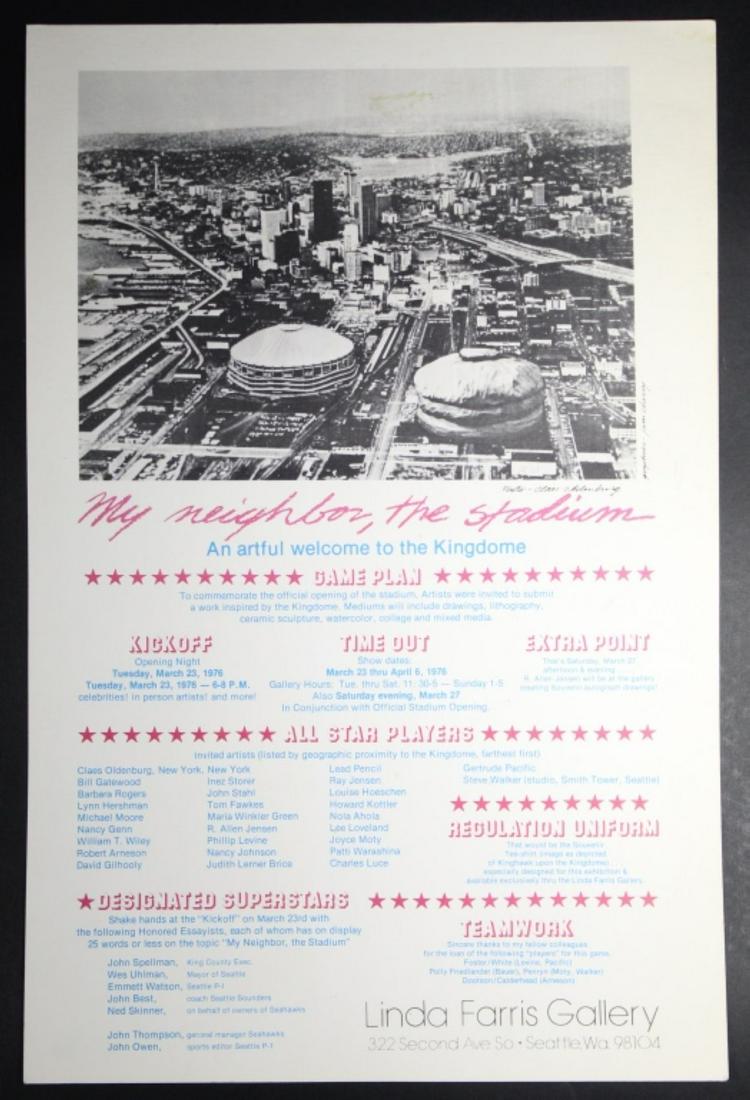 Claes Oldenberg Seattle Kingdome Poster (1 of 10)