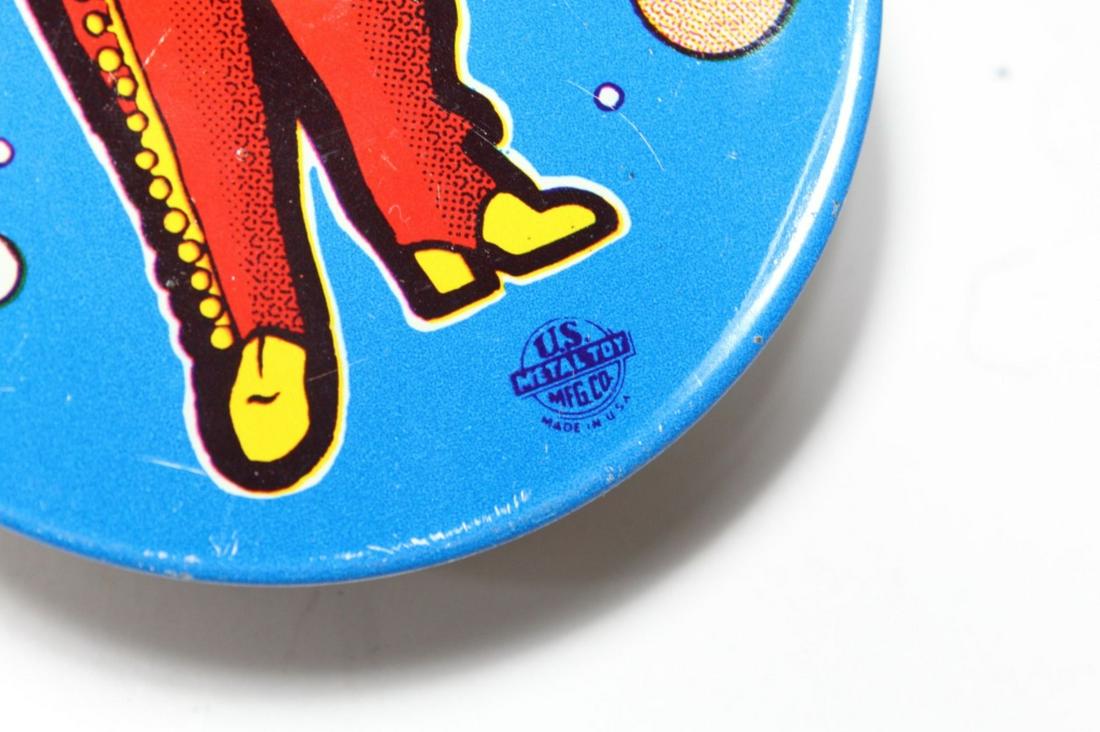 Lot of 15 Vintage Tin Litho Noisemakers: Each with different graphic, good working condition. Largest is 5.5" and smallest is 4.5".