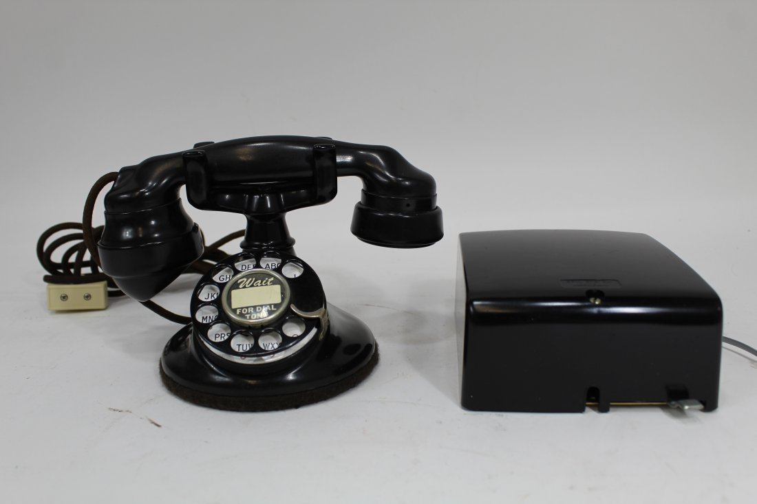 Vintage Western Electric Telephone and Ringer Box (1 of 7)