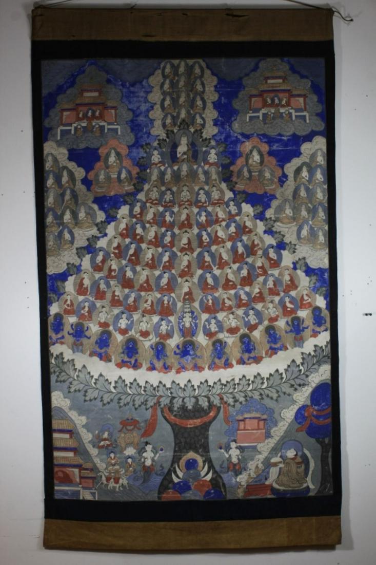Antique Gelug Refuge Field Thangka (1 of 20)
