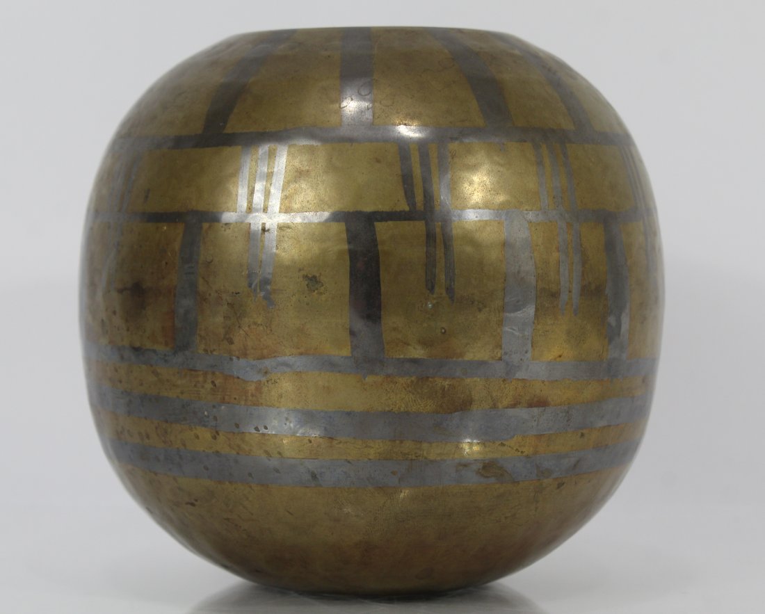 Fernand Grange Style Dinanderie Deco Vase (1 of 6)