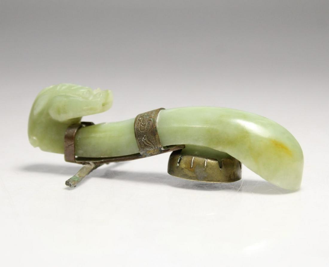 Chinese Jade Dragon Belt Hook Buckle (1 of 6)