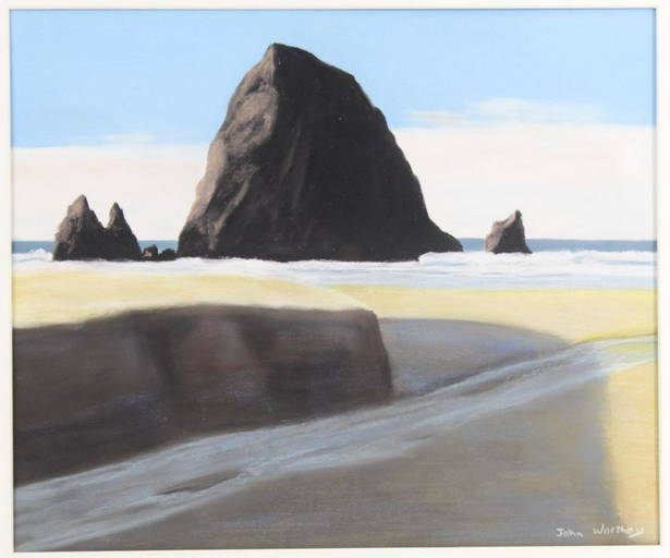 John Worthey (wa) Haystack Oregon Coast Pastel