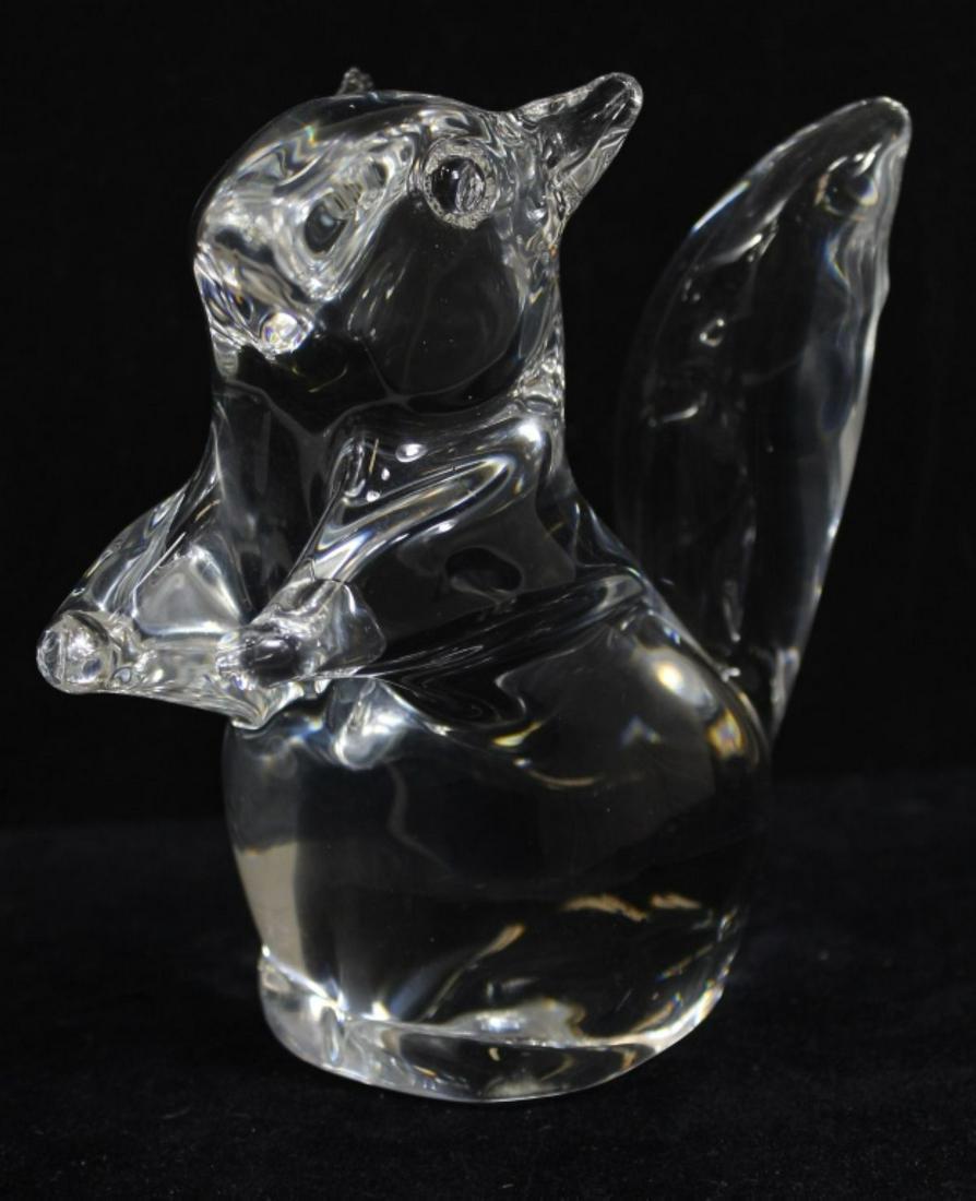 Daum France Crystal Squirrel Sculpture (1 of 5)