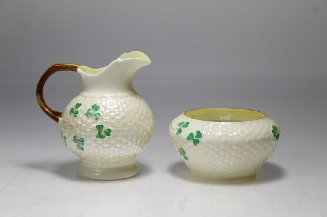 Belleek Black Mark Creamer & Sugar Apr 09, 2023 District Auction in WA