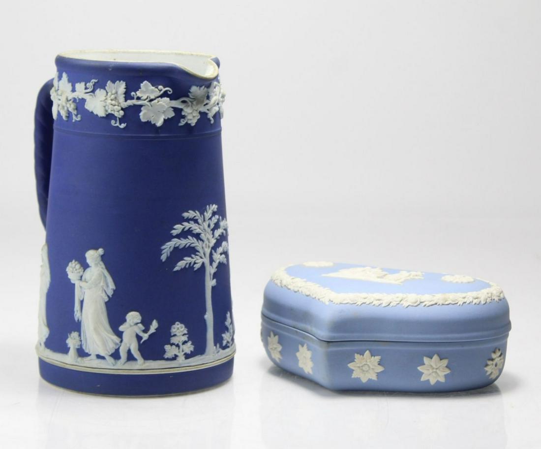 Wedgwood Jasperware Box & Pitcher Apr 09, 2023 District Auction in WA