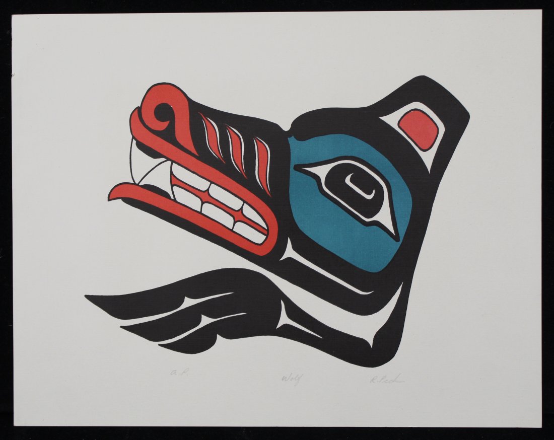 Ray Peck (AK) Tlingit Artist Proof Lithograph (1 of 5)