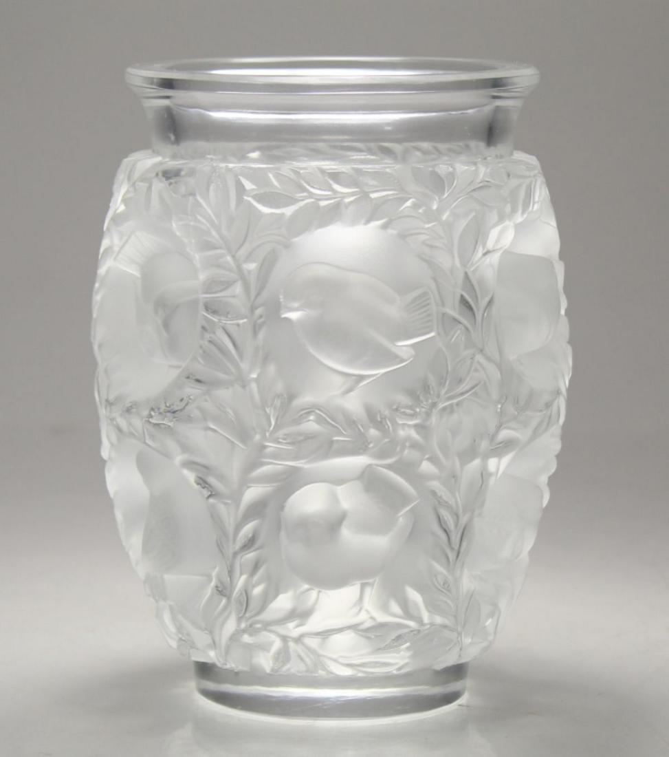 Lalique France Crystal BAGATELLE Vase (1 of 7)